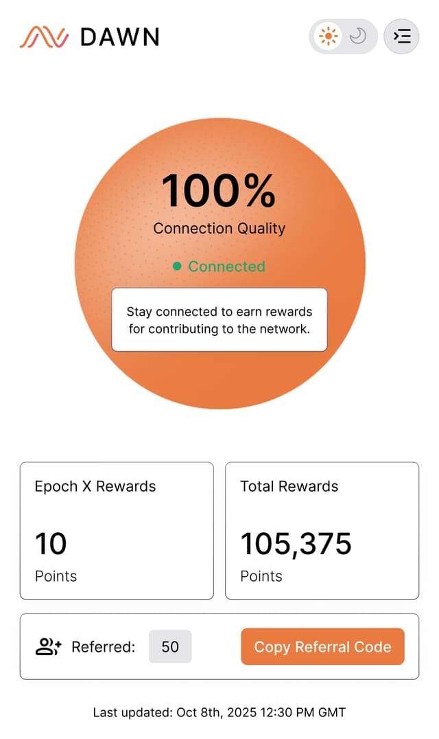 Dawn Validator Extension